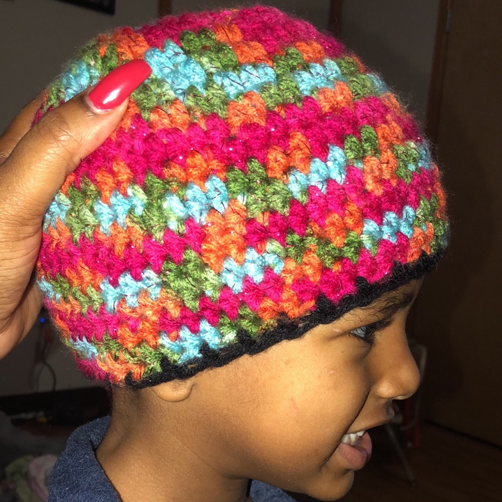 kids rainbow hats handmade Machine washable